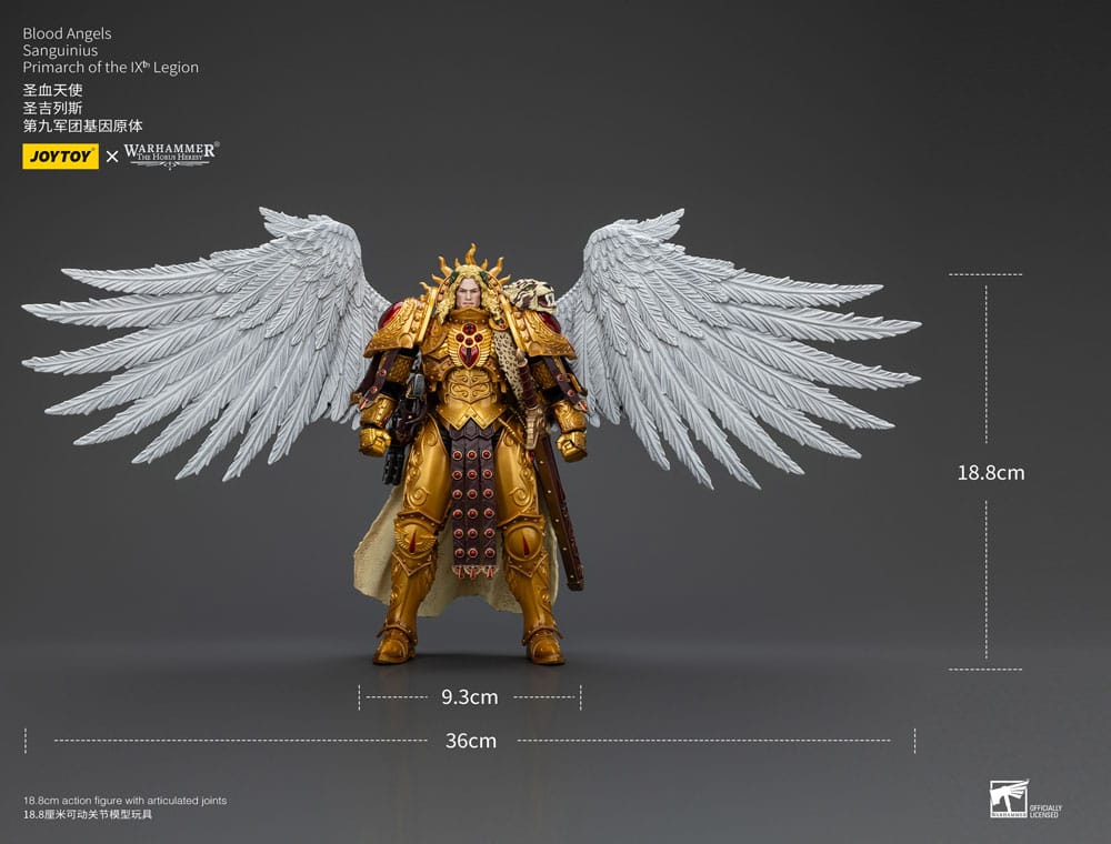 Warhammer The Horus Heresy - Action Figure 1/18 - Blood Angels Sanguinius Primarch of the IXth Legion