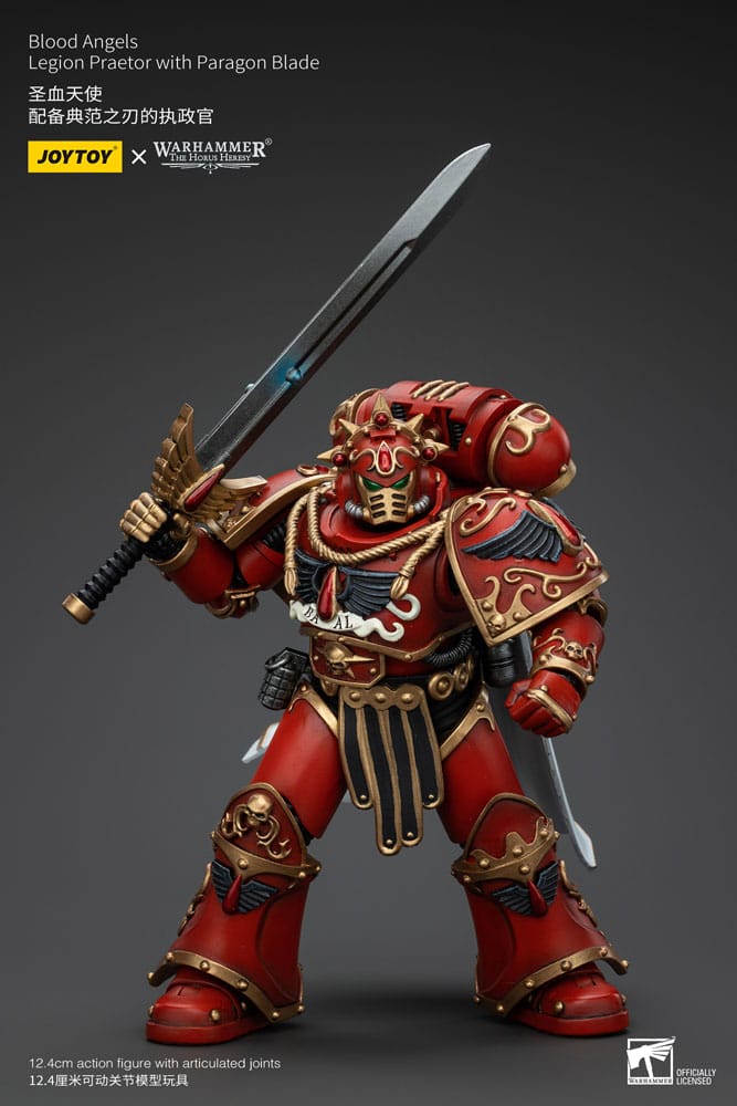 Warhammer The Horus Heresy - Action Figure 1/18 - Blood Angels Legion Praetor with Paragon Blade