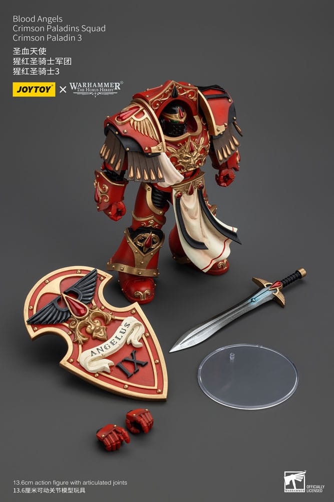 Warhammer The Horus Heresy - Action Figure 1/18 - Blood Angels Crimson Paladins Squad Crimson Paladin