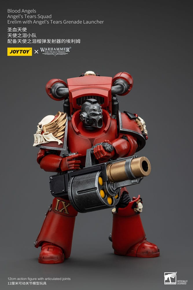 Warhammer The Horus Heresy - Action Figure 1/18 - Blood Angels Angel's Tears Squad Erelim with Angel's Tears Grenade Launcher