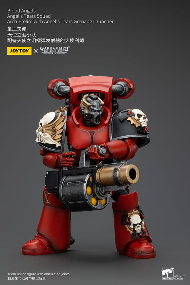Warhammer The Horus Heresy - Action Figure 1/18 - Blood Angels Angel's Tears Squad Arch-Erelim with Angel's Tears Grenade Launcher