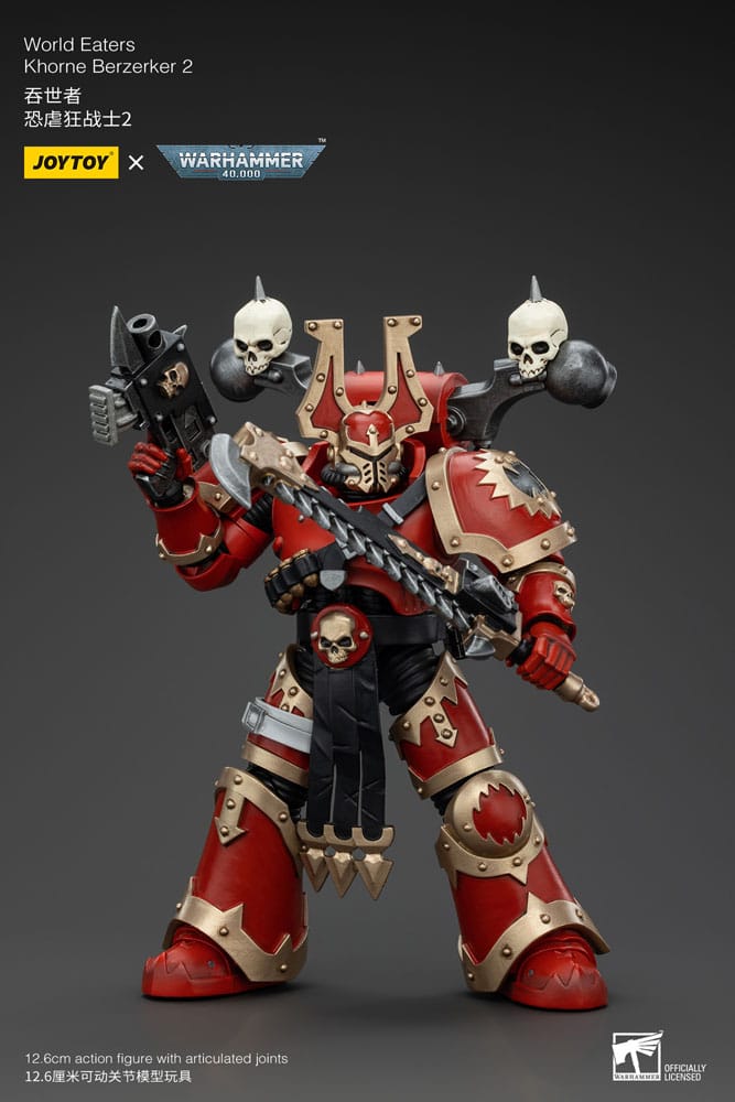 Warhammer 40K - Action Figure 1/18 - World Eaters Khorne Berzerker
