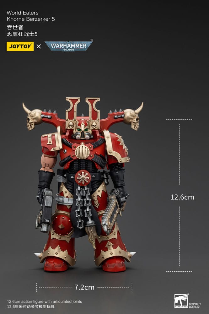 Warhammer 40K - Action Figure 1/18 - World Eaters Khorne Berzerker