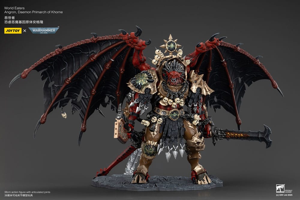 Warhammer 40k Actionfigure - World Eaters Angron Daemon Primarch of Khorne 48 cm