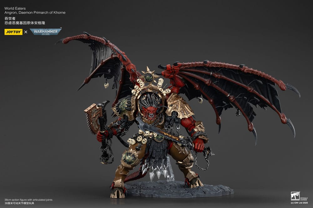 Warhammer 40k Actionfigure - World Eaters Angron Daemon Primarch of Khorne 48 cm
