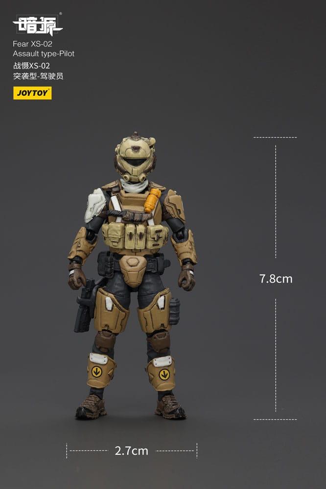 Battle For the Stars Actionfigur Fear XS-02 Assault type-Pilot 12 cm