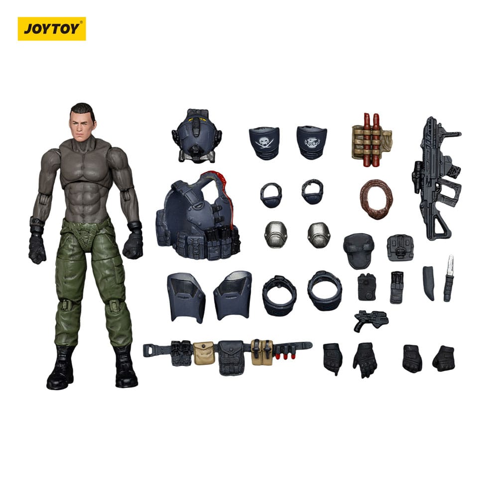 APOC Series Dark Source Action Figur Stellar Scar Assault Team Ghostmanganese 11 cm