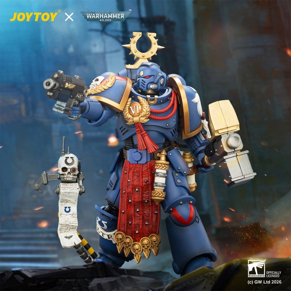 Warhammer Action Figure Ultramarines Ferren Areios 12 cm