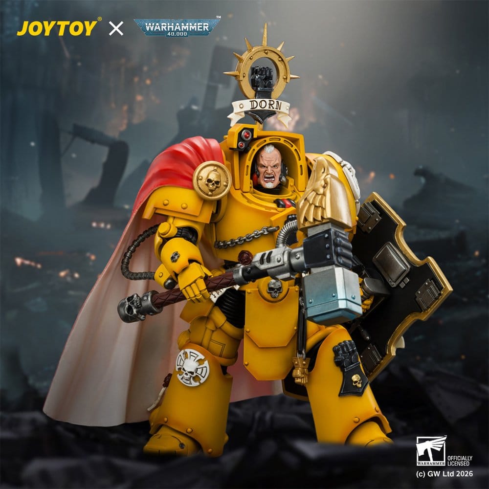 Warhammer Action Figure Imperial Fists Darnath Lysander 14 cm
