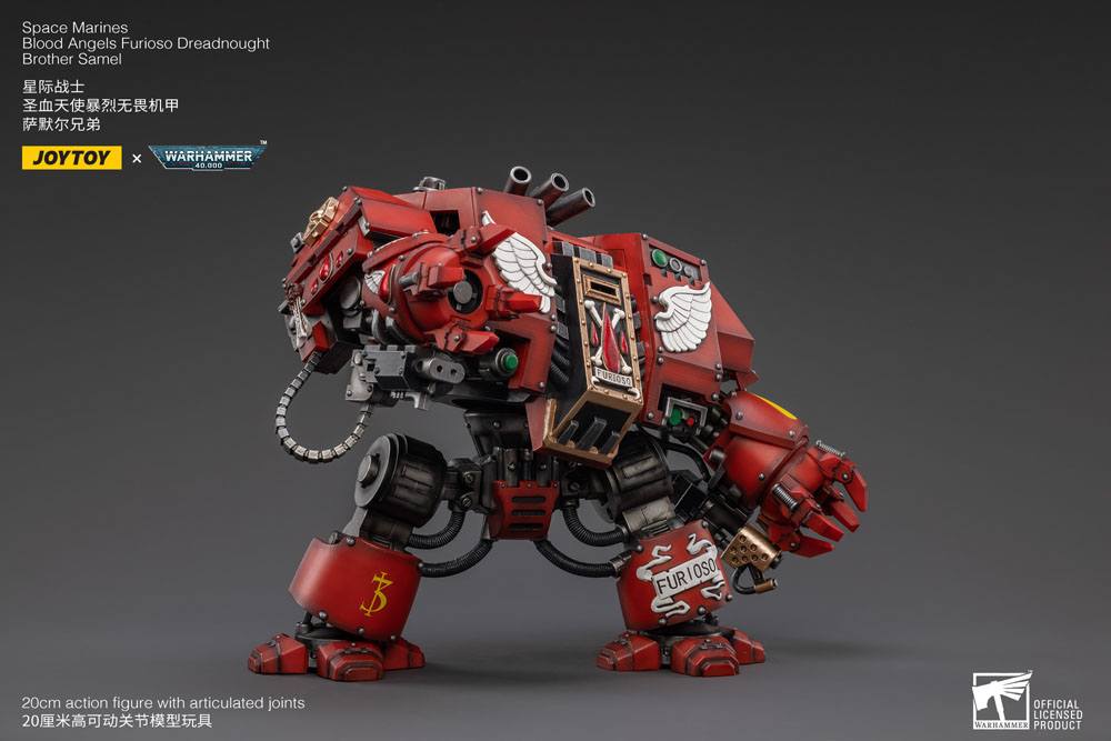 Warhammer 40K - Action Figure 1/18 - Blood Angels Furioso Dreadnought Brother Samel
