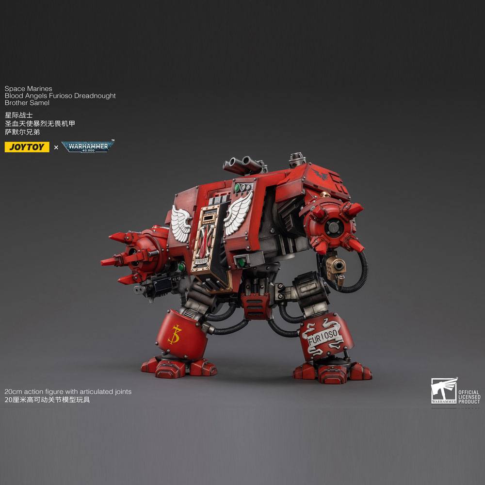 Warhammer 40K - Action Figure 1/18 - Blood Angels Furioso Dreadnought Brother Samel