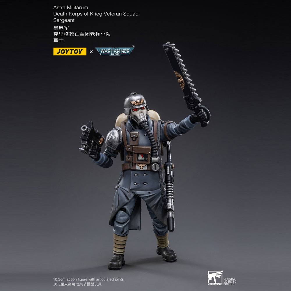 Warhammer 40K - Action Figure 1/18 - Death Korps of Krieg Veteran Squad Sergeant