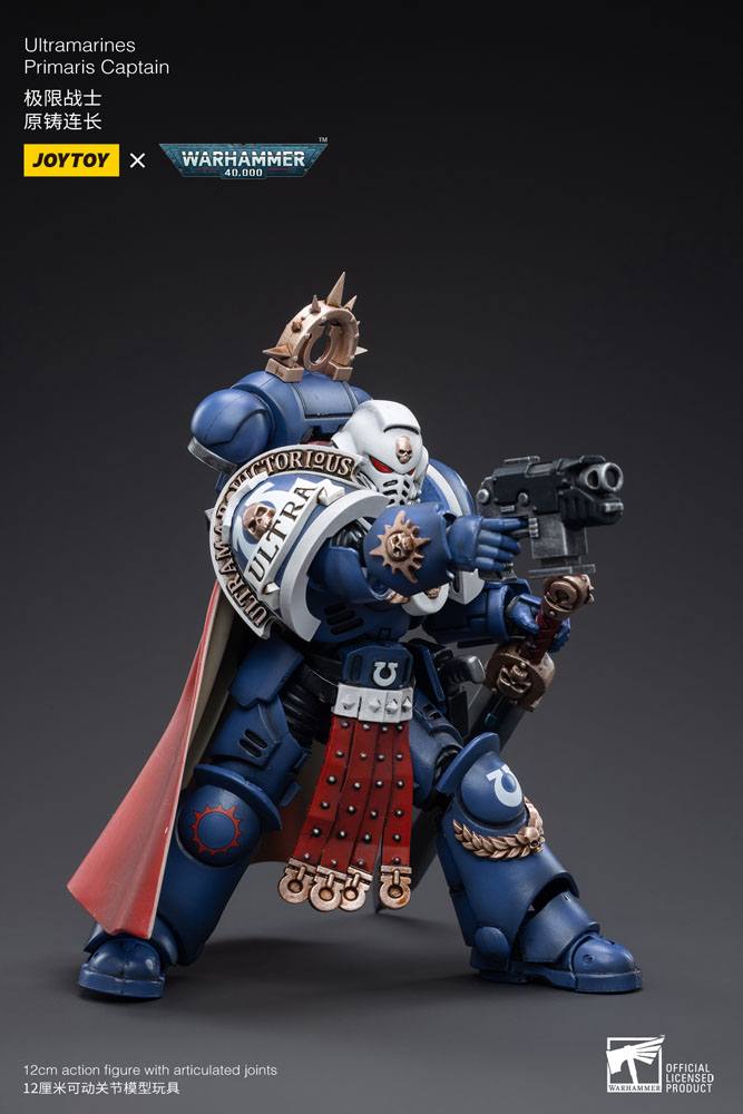 Warhammer 40k Action Figure 1/18 Ultramarines Primaris Captain 12 cm