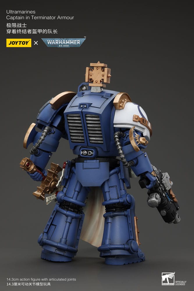 Warhammer 40K - Action Figure 1/18 - Ultramarines Captain In Terminator Armour