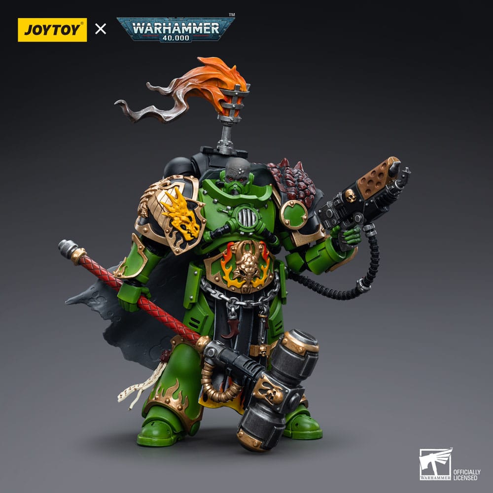 Warhammer 40k Action Figure 1/18 Salamanders Captain Adrax Agatone 12 cm