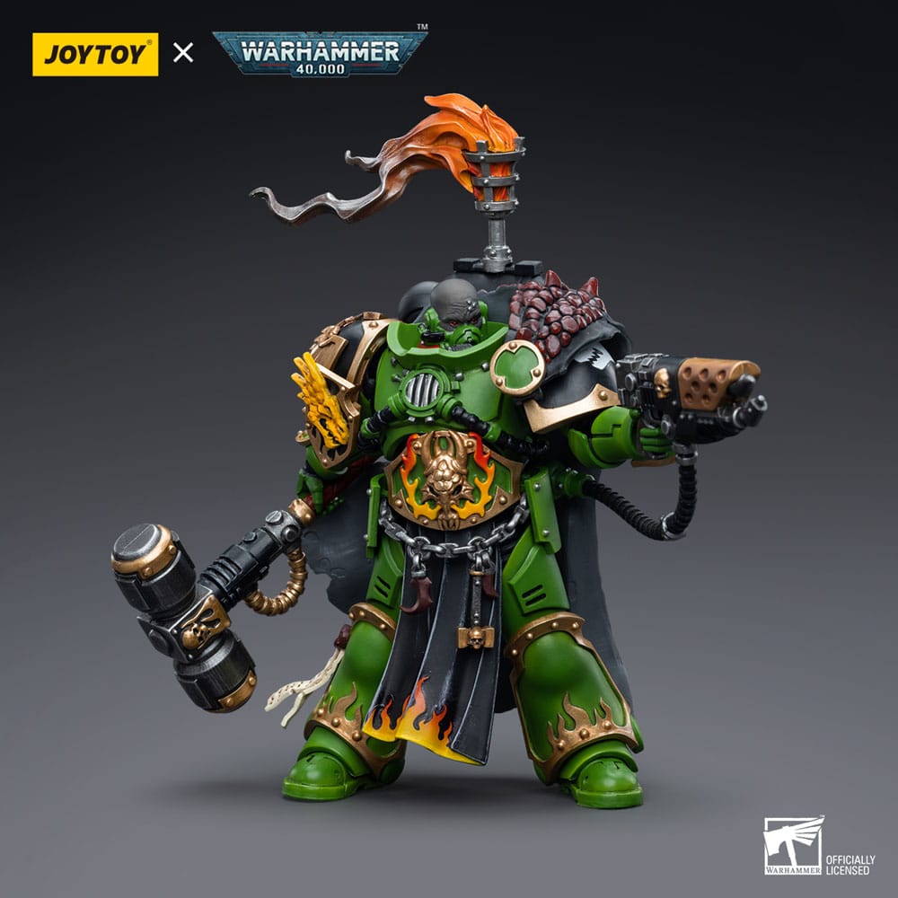 Warhammer 40k Action Figure 1/18 Salamanders Captain Adrax Agatone 12 cm