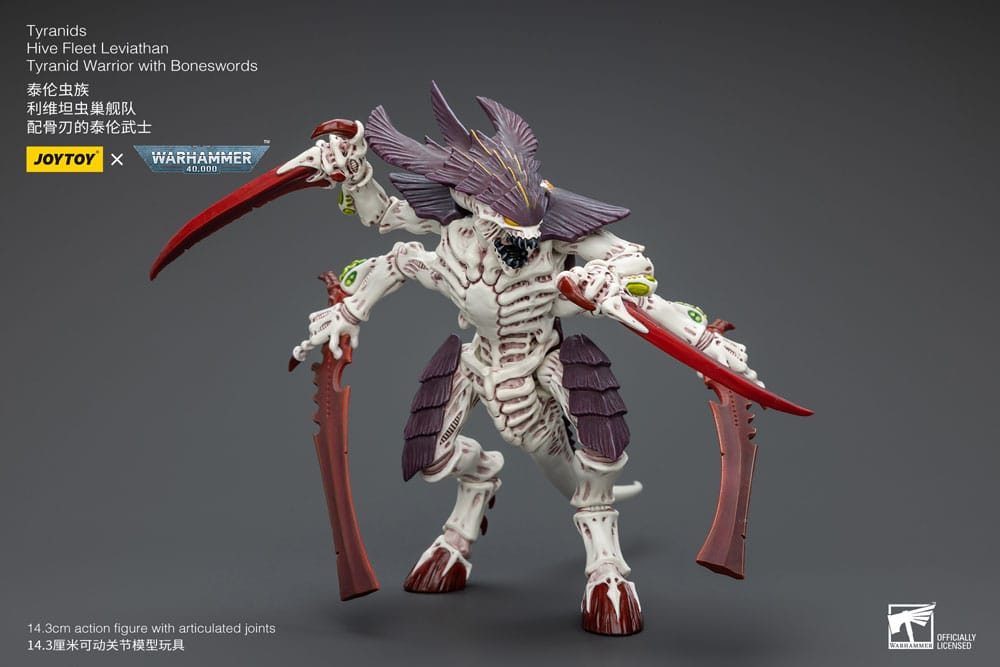 Warhammer 40K - Action Figure 1/18 - Tyranids Hive Fleet Leviathan Tyranid Warrior with Boneswords