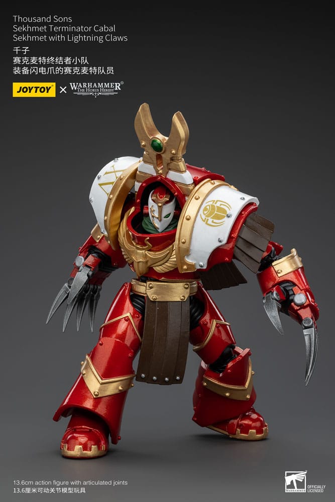 Warhammer The Horus Heresy - Action Figure 1/18 - Thousand Sons Sekhmet Terminator Cabal Sekhmet with Lightning Claws