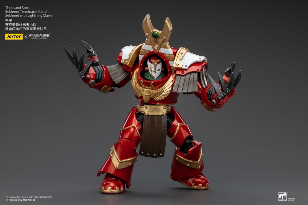 Warhammer The Horus Heresy - Action Figure 1/18 - Thousand Sons Sekhmet Terminator Cabal Sekhmet with Lightning Claws