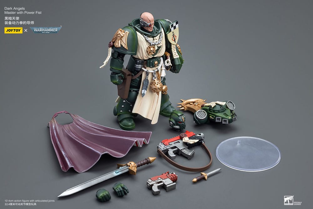 Warhammer 40K - Action Figure 1/18 - Dark Angels Master with Power Fist