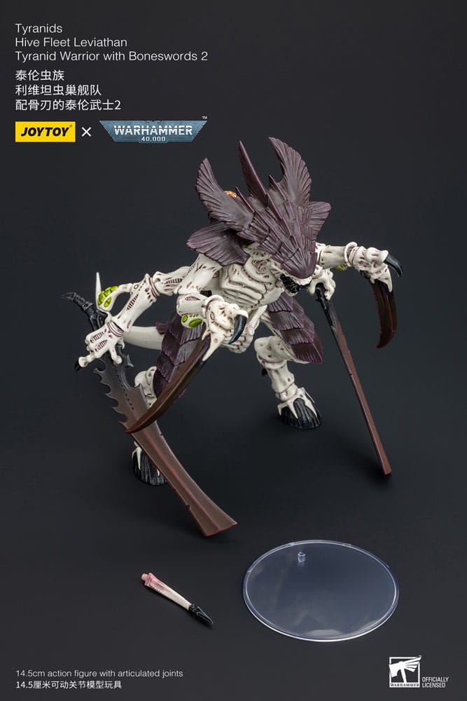 Warhammer 40K - Action Figure 1/18 - Tyranids Hive Fleet Leviathan Tyranid Warrior with Boneswords