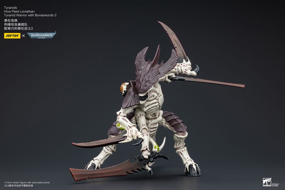 Warhammer 40K - Action Figure 1/18 - Tyranids Hive Fleet Leviathan Tyranid Warrior with Boneswords