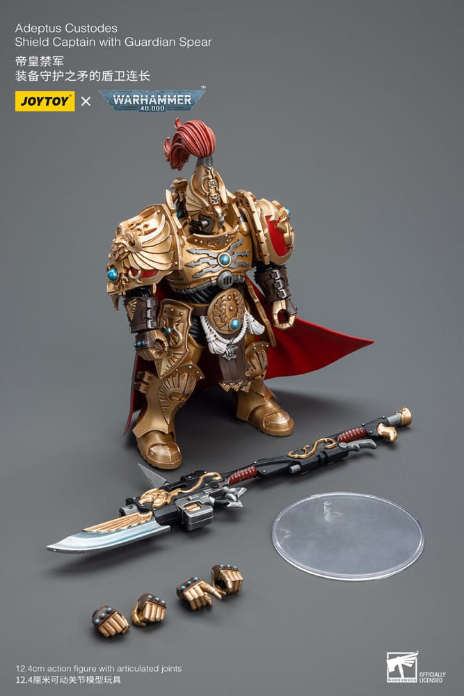Warhammer 40K - Action Figure 1/18 - Adeptus Custodes Shield Captain with Guardian Spear
