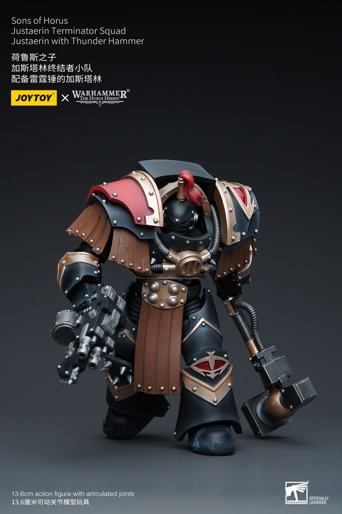 Warhammer The Horus Heresy - Action Figure 1/18 - Sons of Horus Justaerin Terminator Squad Justaerin with Thunder Hammer