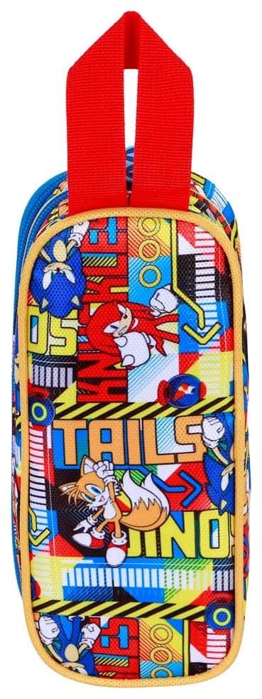 Sonic - The Hedgehog 3D Double Pencil case SEGA Unstoppable Blue