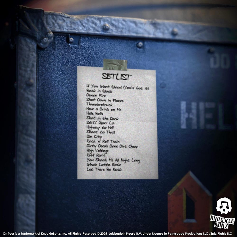 AC/DC Rock Ikonz On Tour Statue PWR UP Tour Hells Bell