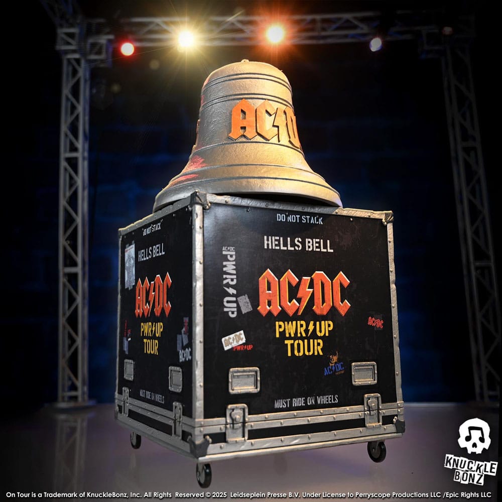 AC/DC Rock Ikonz On Tour Statue PWR UP Tour Hells Bell