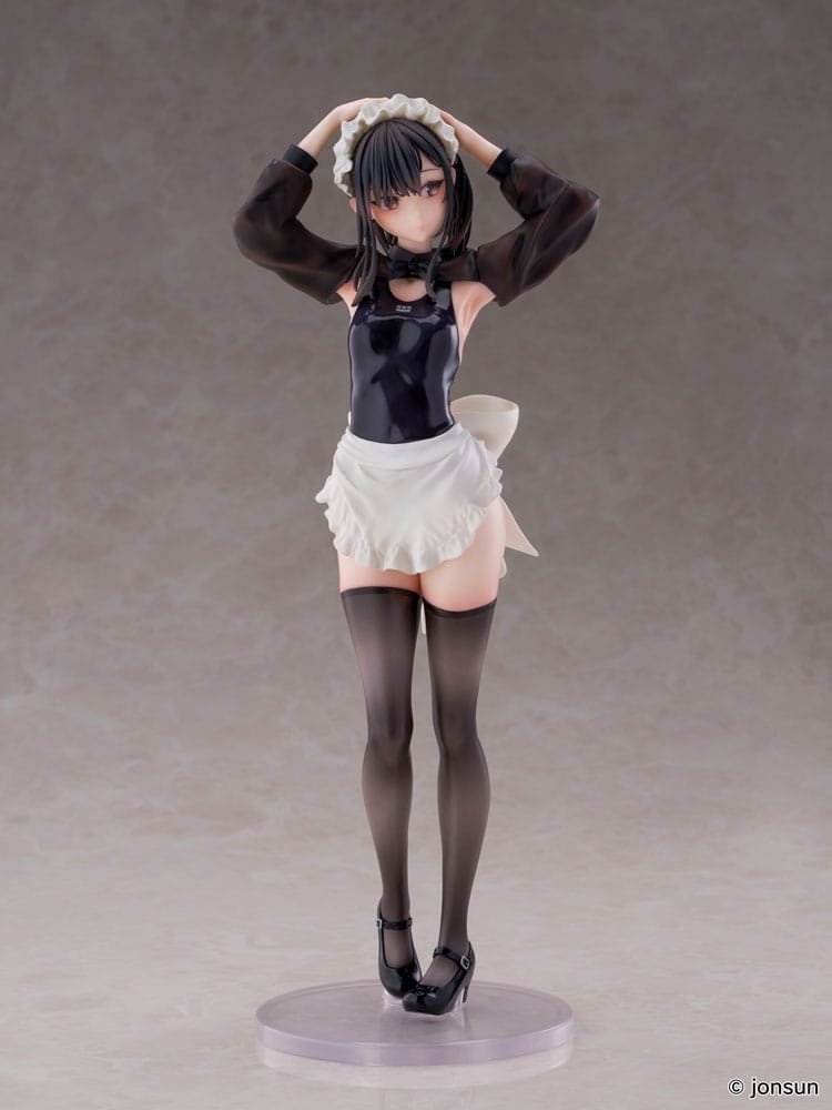 Original Character PVC Statue 1/6 Sakura Shiori Competition Swimsuit Maid 27 cm