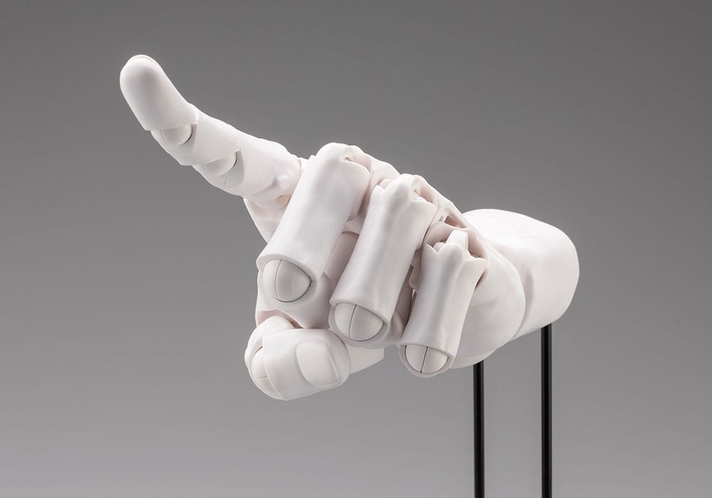 Takahiro Kagami PVC Artist Support Item Hand 1/1 Model Men /L White 22 cm