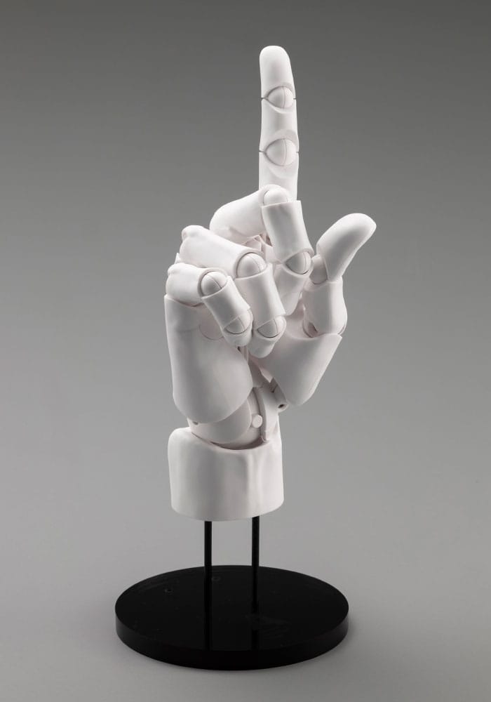 Takahiro Kagami PVC Artist Support Item Hand 1/1 Model Men /R White 22 cm