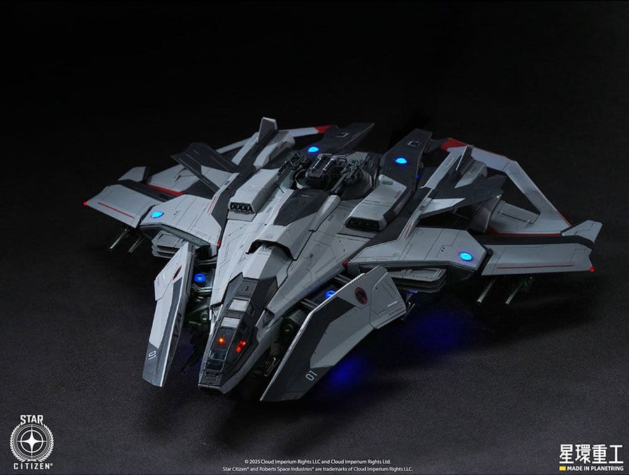 Star Citizen Pre-assembled Plastic Model Kit 1/100 Anvil F8C Lightning Pre-Assembled Finished Model Ver. 25 cm