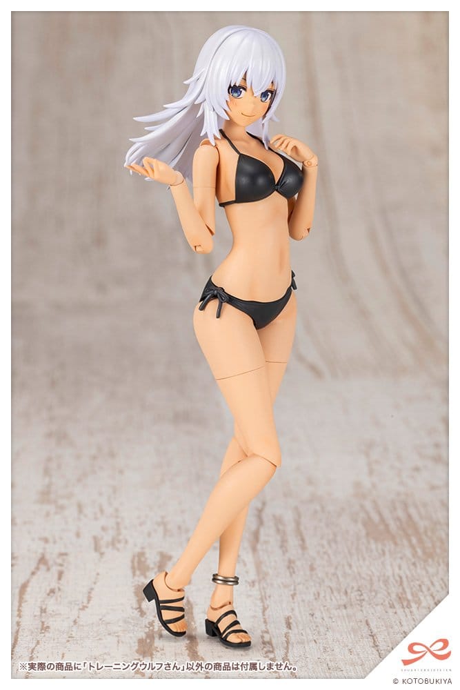 Sousai Shojo Teien Plastic Model Kit 1/10 Training Wolf 16 cm