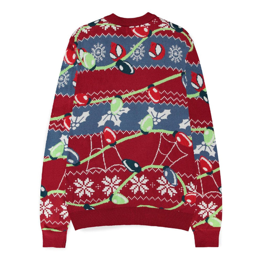 Spider-Man Sweater Swing into the Holidays (Christmas Jumper) Size XL