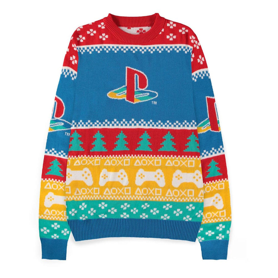 PlayStation Sweater Logo (Christmas Jumper) Size XL