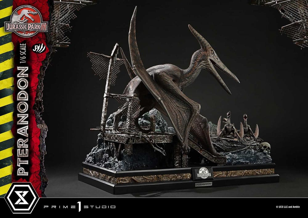 Jurassic Park III Legacy Museum Collection Statue 1/6 Pteranodon Bonus Version 68 cm