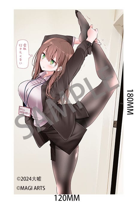 Original Character PVC Statue 1/6 OL-chan Who Doesn't Want to Go to Work White Ver. Deluxe Edition 26 cm