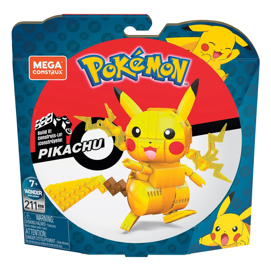 Pokémon Mega Construx Wonder Builders Construction Set Pikachu 10 cm
