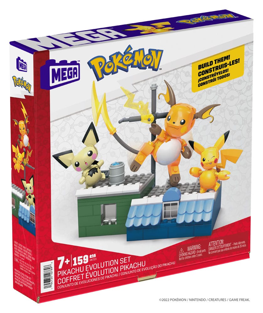 Pokémon MEGA Construction Set Pikachu Evolution Set