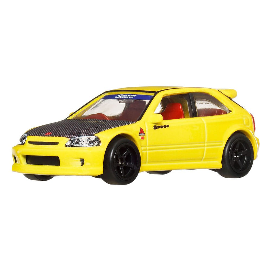Hot Wheels Premium Car Culture Diecast Vehicle 2-Pack 1/64 '99 Honda Civic Type R (EK9) & Honda Civic Type R