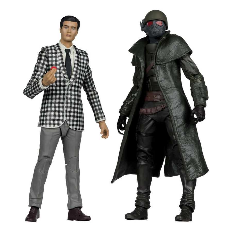 Fallout: New Vegas Statue 2-Pack Riot Ranger Armor & Benny Survivor 18 cm