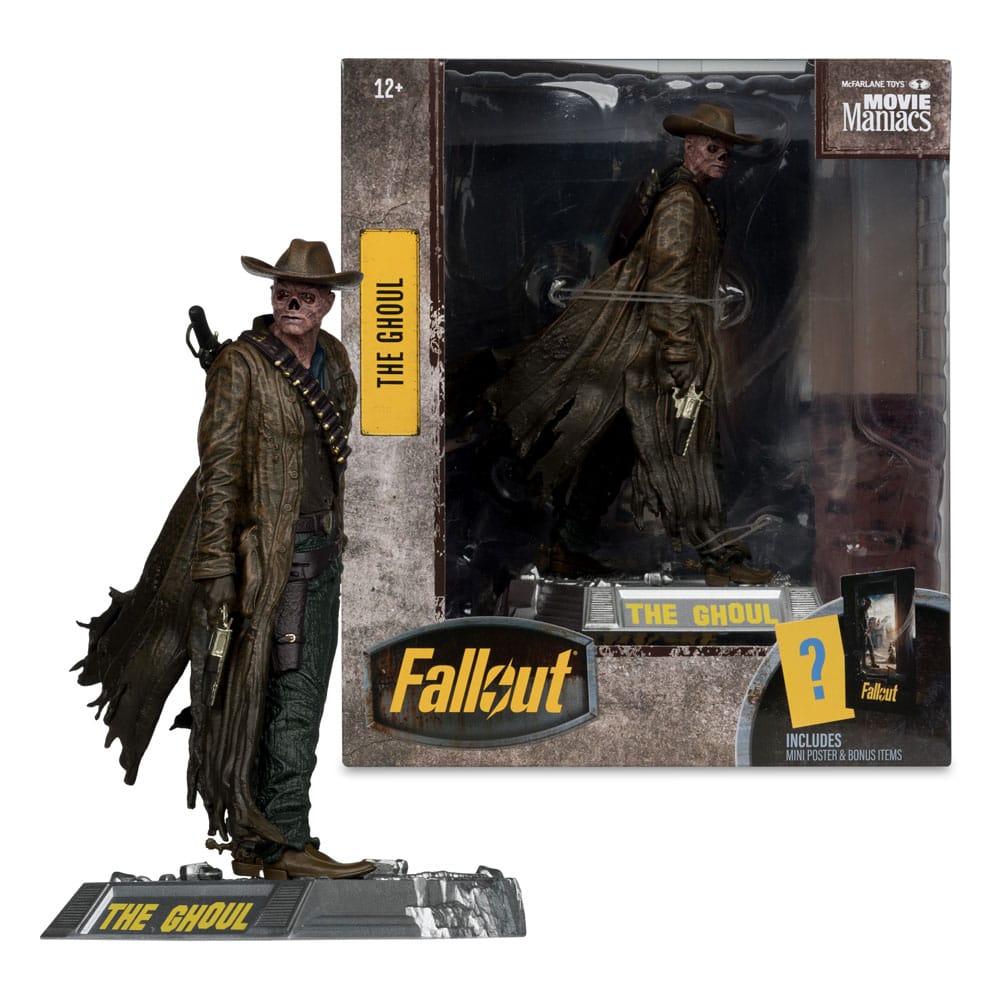 Fallout Movie Maniacs Action Figure The Ghoul (Season 2) 17 cm