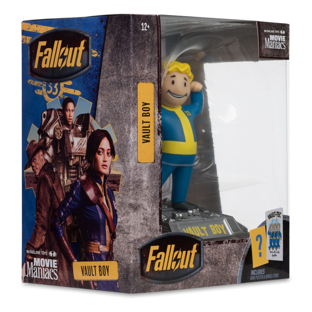 Fallout Movie Maniacs Action Figure Vault Boy Version 1 14 cm