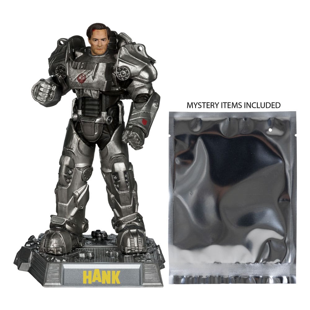 Fallout Movie Maniacs Action Figure Hank Maclean (Season 2) (Red Platinum Edition) 17 cm