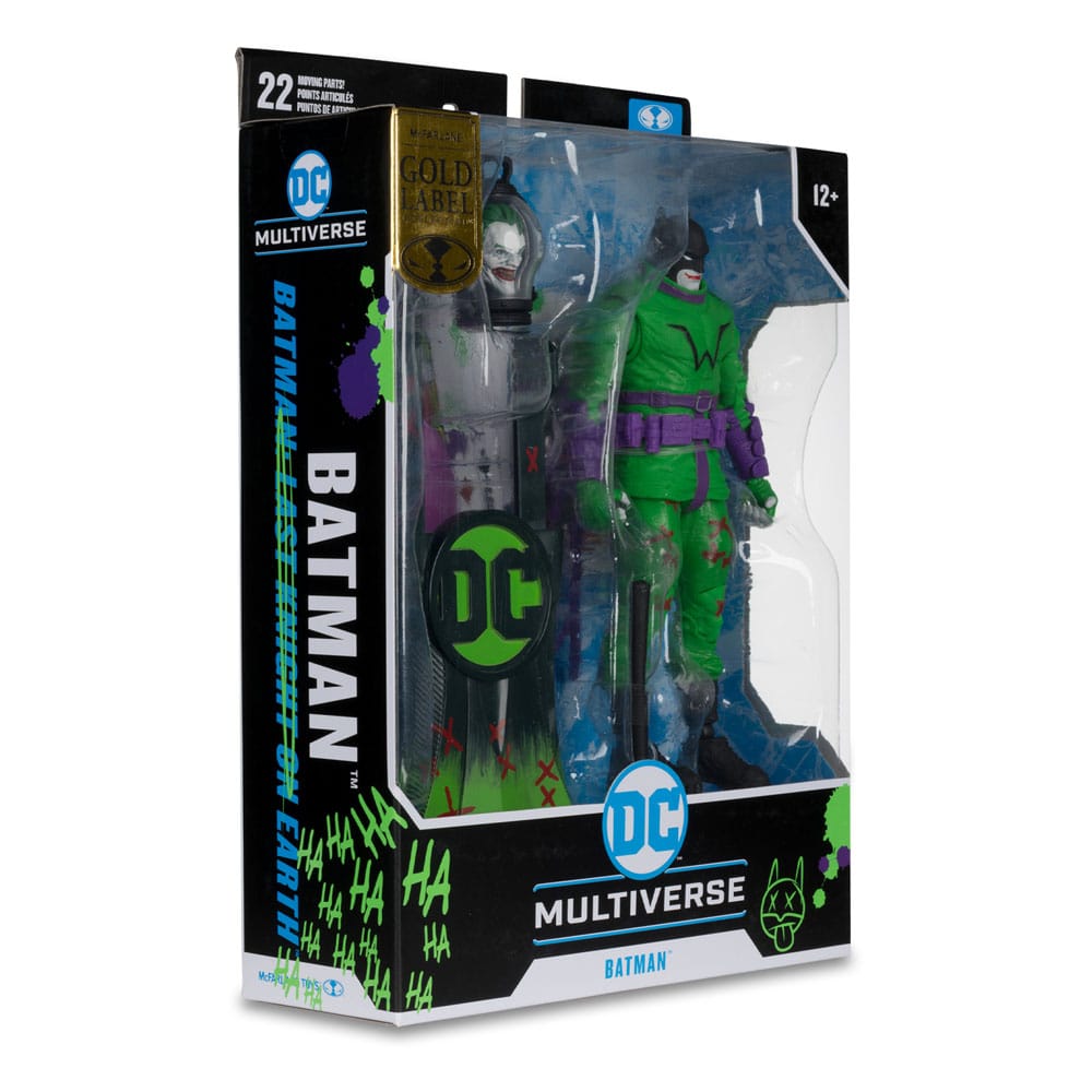 DC Comics - DC Multiverse Action Figure - Batman (Batman: Last Knight on Earth) Jokerized (Gold Label)
