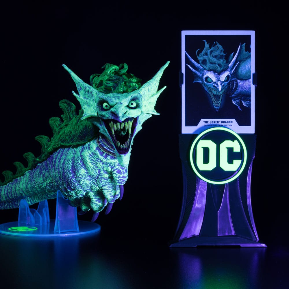 DC Comics - Dark Nights: Metal DC Multiverse Action Figure - The Joker Dragon Glow in the Dark Edition (Gold Label)