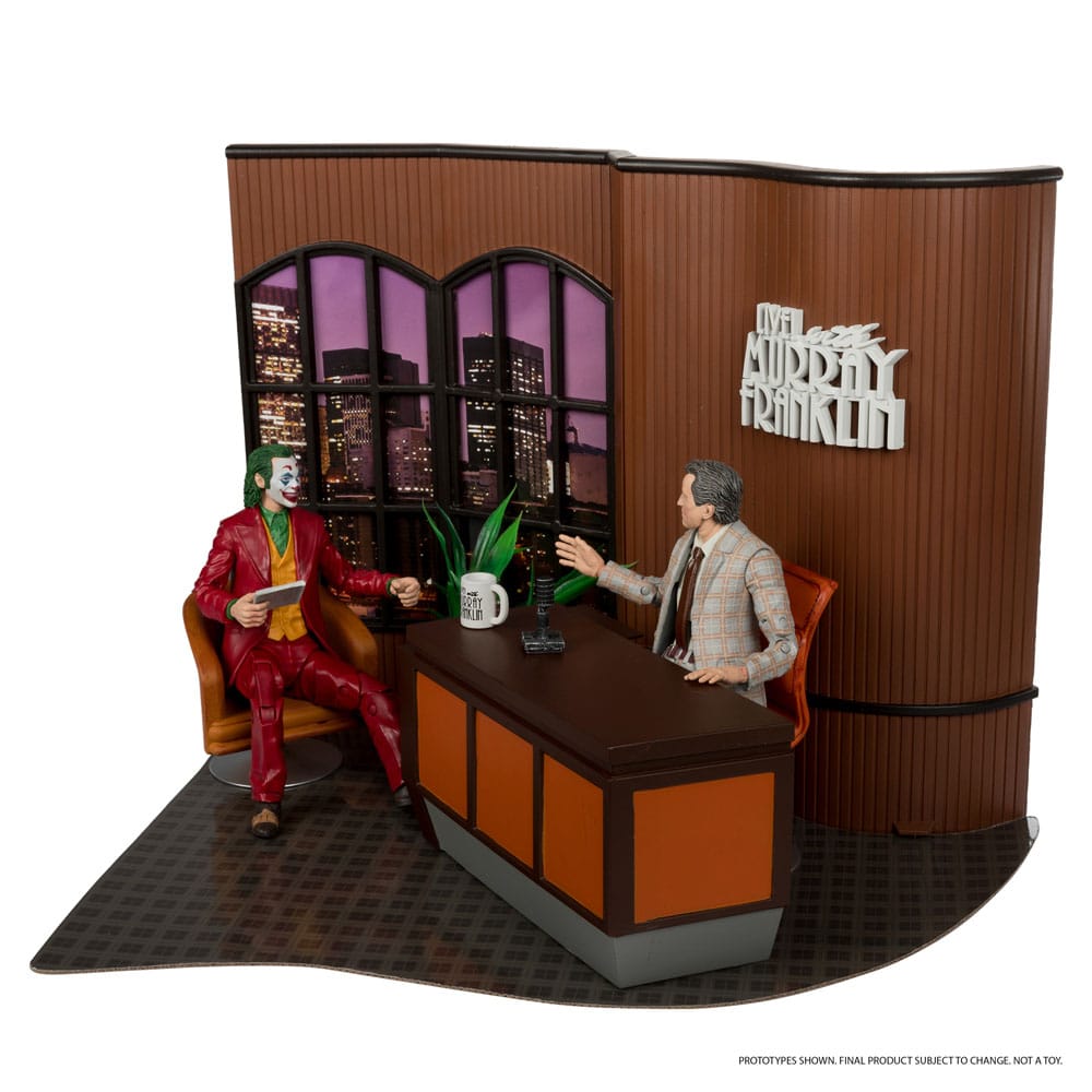DC Comics - Joker DC Multiverse (Joker Movie) Deluxe Colllector Action Figure - The Joker (Live with Murray Franklin) Limited Edition